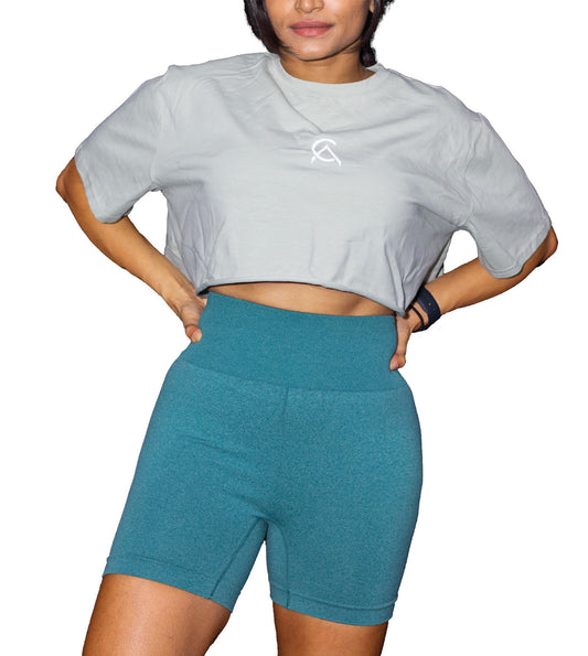 Women's Oversized Cropped Tops